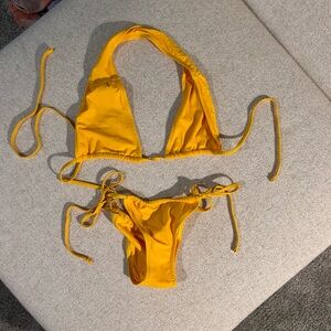 Solid and Striped bikini size small